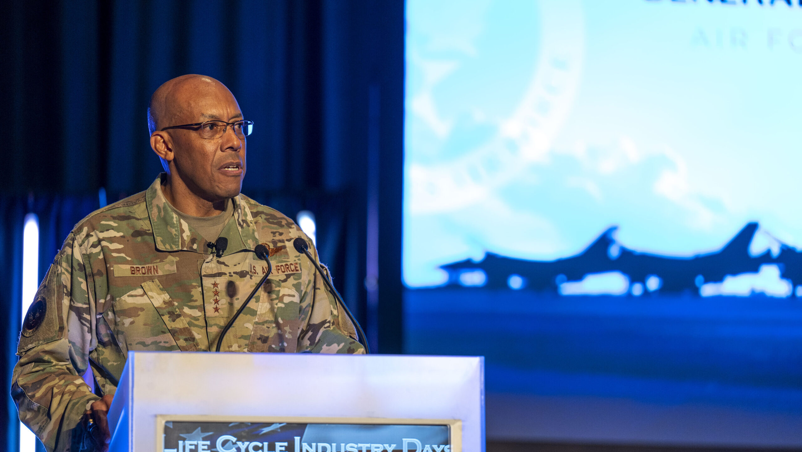 ​U.S. Air Force Chief of Staff delivers 2023 Life Cycle Industry Days (LCID) keynote address