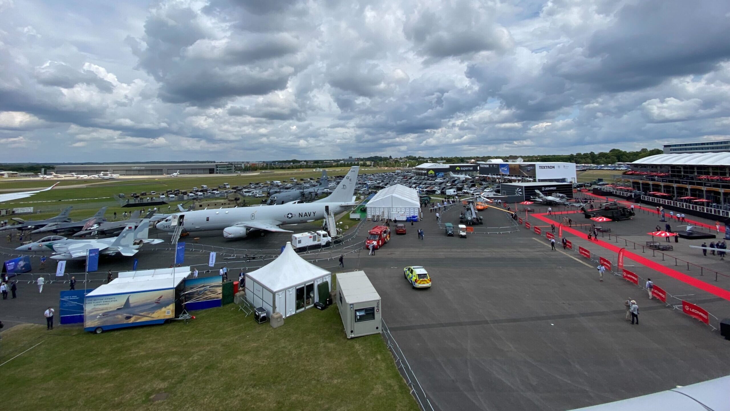 Farnborough wide shot