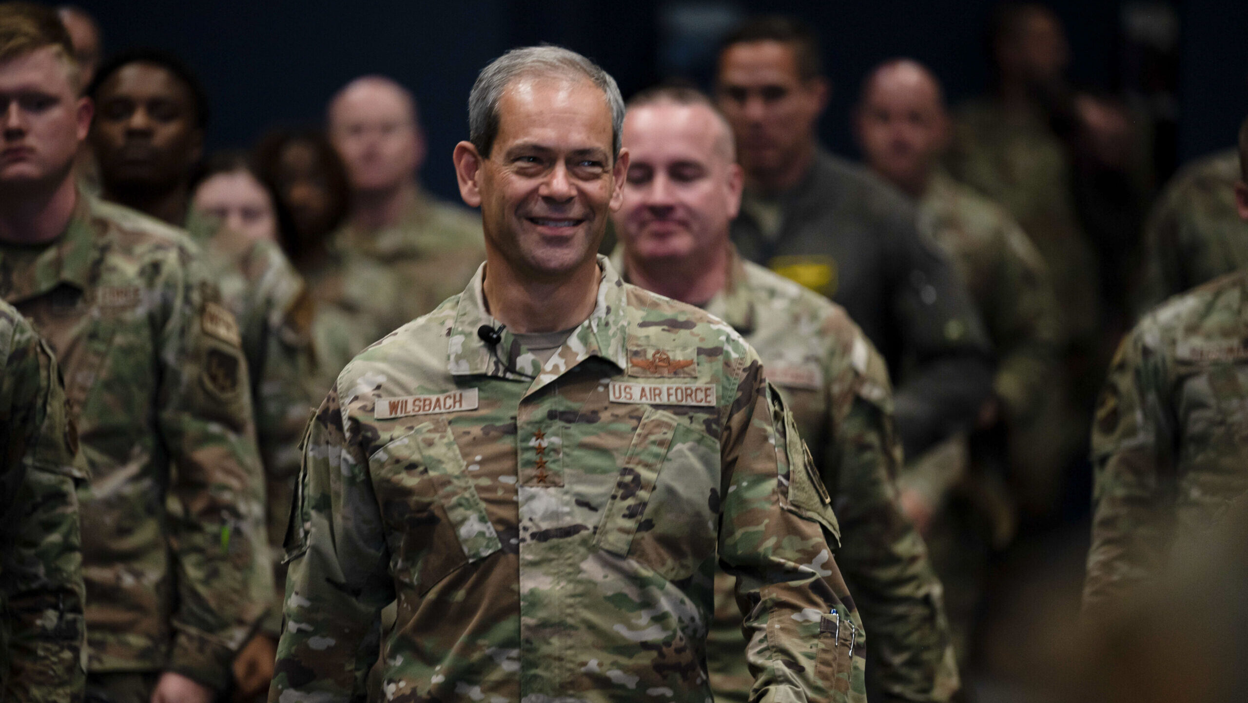 ACC command team meets JBLE Airmen leading the Great Power Competition charge