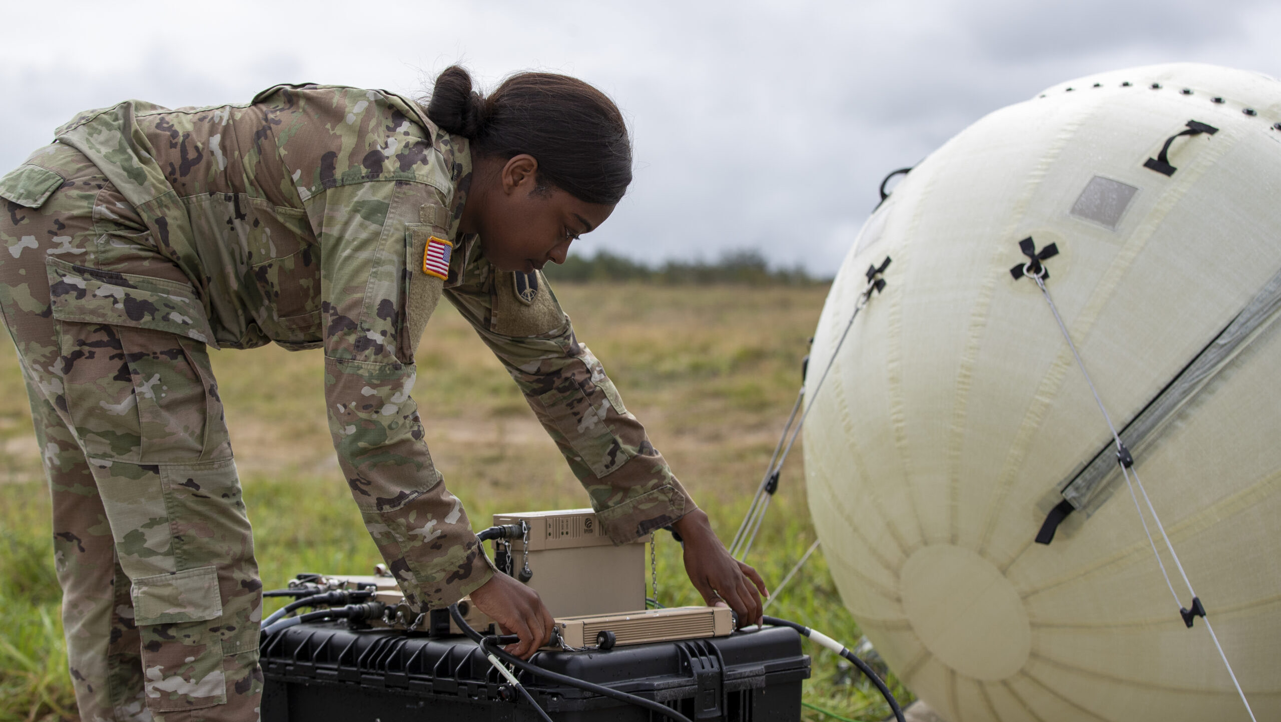 Drones, jammers and big balloons: In Morocco, Army’s Multi-Domain Task Force tests EW tech