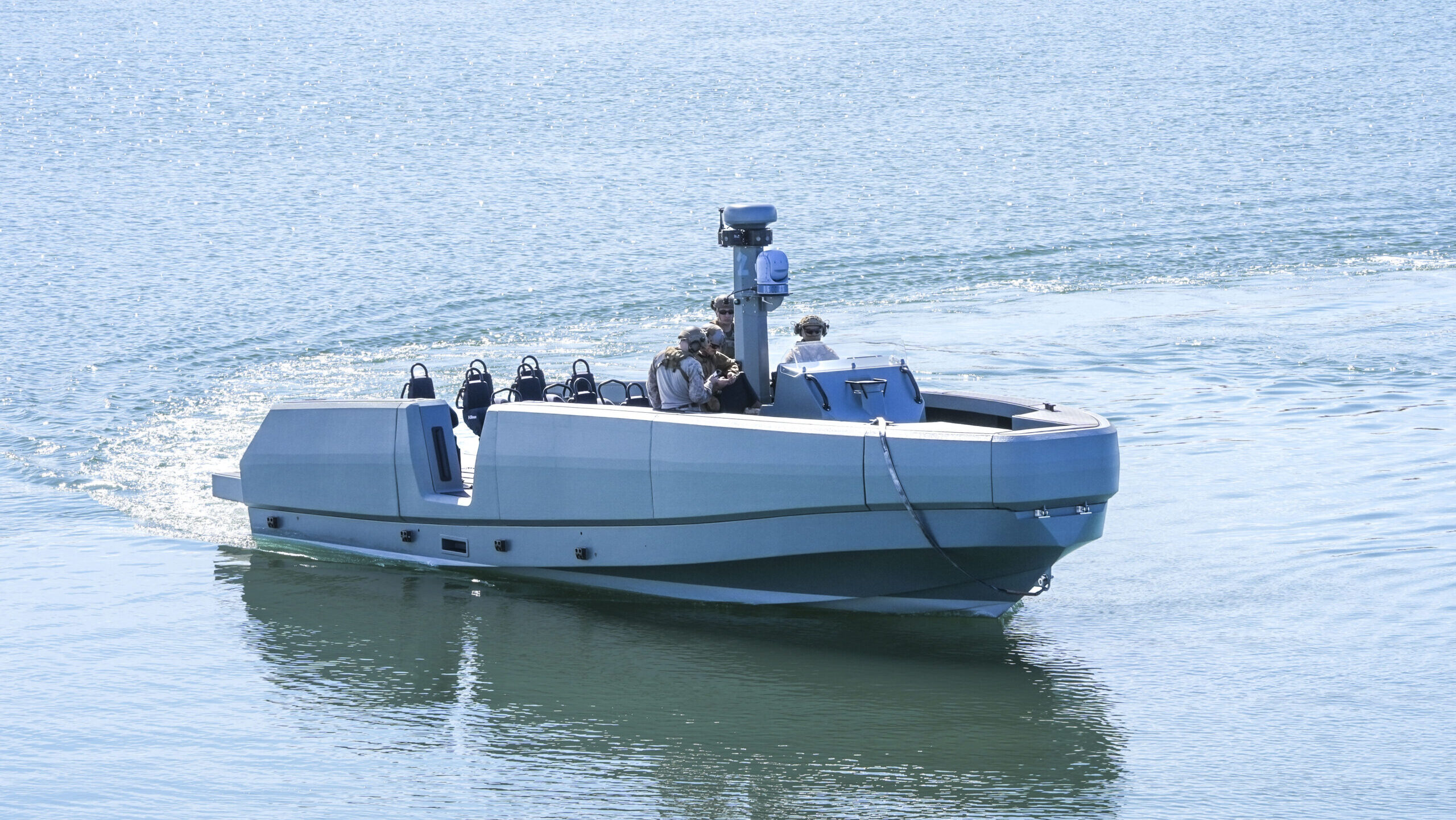 Marine Corps Warfighting Laboratory’s Multi-Mission Reconnaissance Craft at Project Convergence Capstone 4