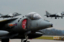 Last Harrier flight