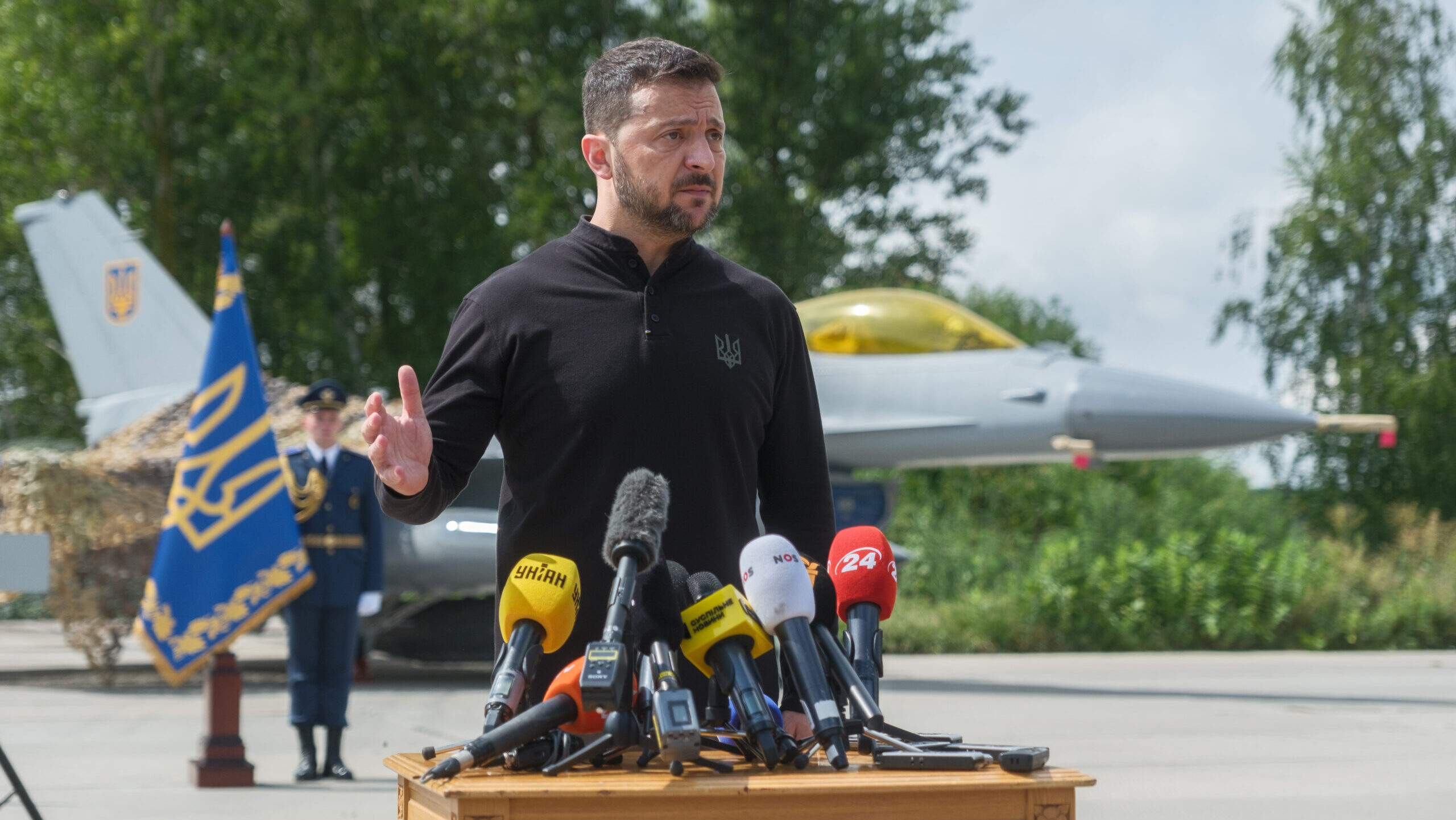 The First F-16 Fighter Jet Aircrafts Received By Ukraine