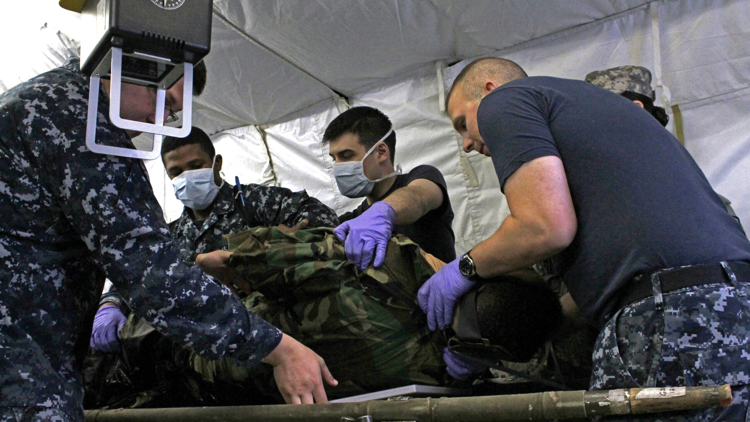 Navy medicine in the field