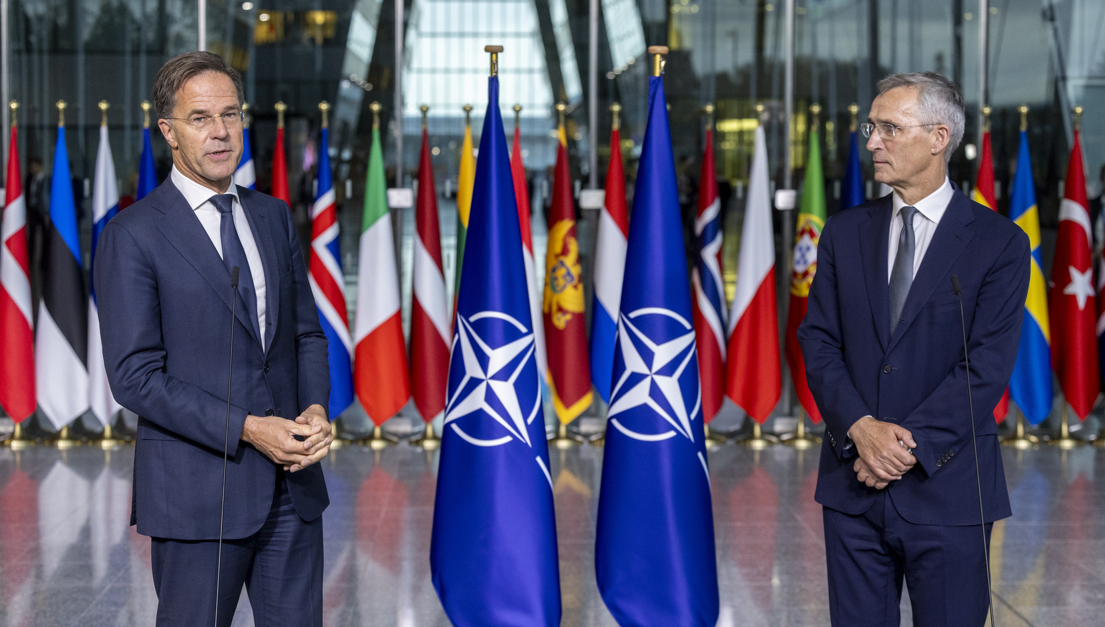 Ceremony to mark transition to the new NATO Secretary General