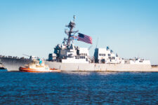 USS THOMAS HUDNER (DDG 116) RETURNS HOME