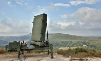 Iron Dome Multi Mission Radar detects the rockets & guides interception