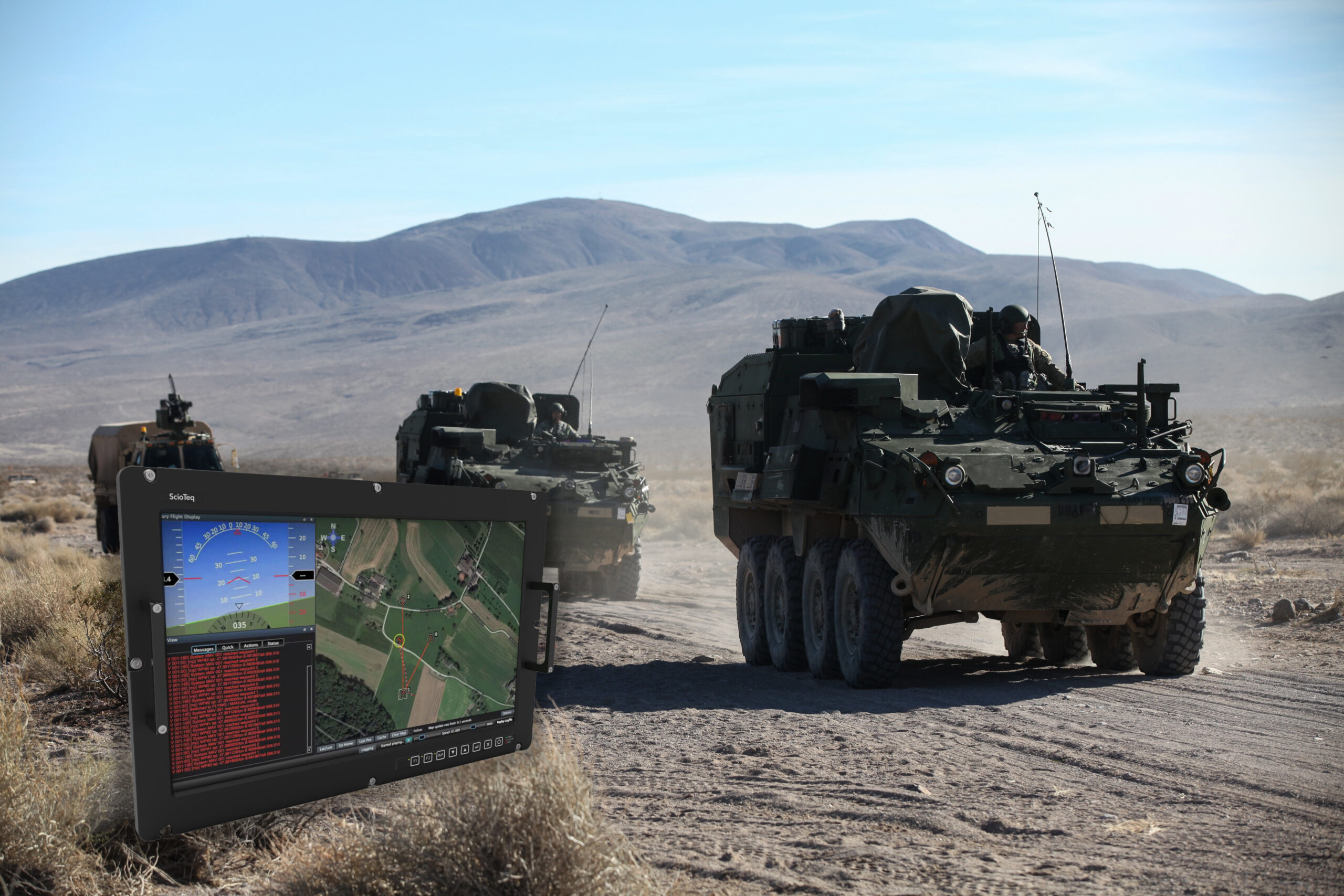 Display screens are the eyes for maneuver forces needing to command and control