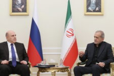 Russian Prime Minister Mikhail Mishustin in Iran