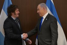 Argentina's President Javier Milei in West Jerusalem