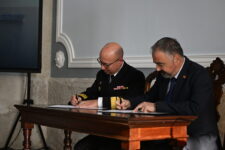 Signing ceremony for Multifunctional Naval Platform at Portugal's Marinha Central Facilities