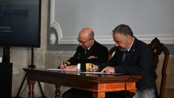 Signing ceremony for Multifunctional Naval Platform at Portugal's Marinha Central Facilities