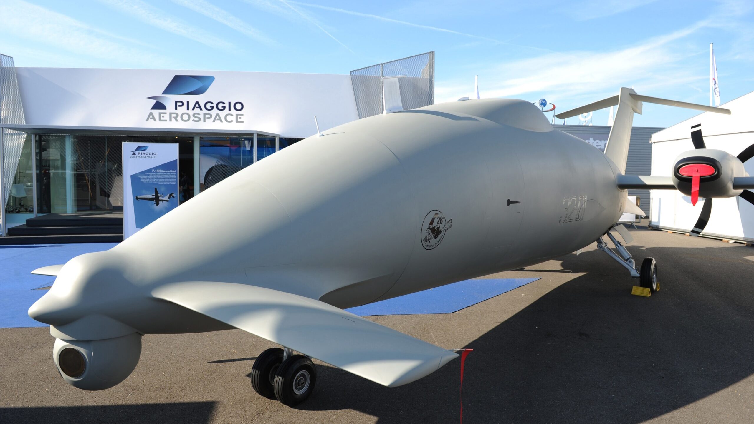 FRANCE-TRANSPORT-AVIATION-AIRSHOW-PIAGGIO AEROSPACE