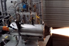 Air Turbo Rocket Hot Fire Test