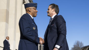 SD Hegseth Arrives at the Pentagon