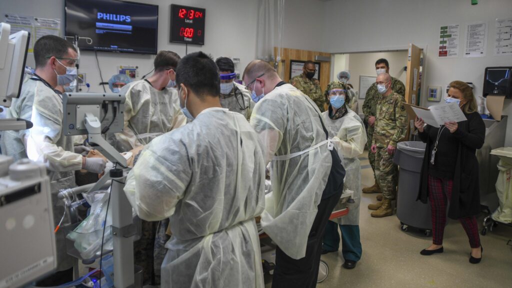 Defense Health Agency leaders visit NMCCL