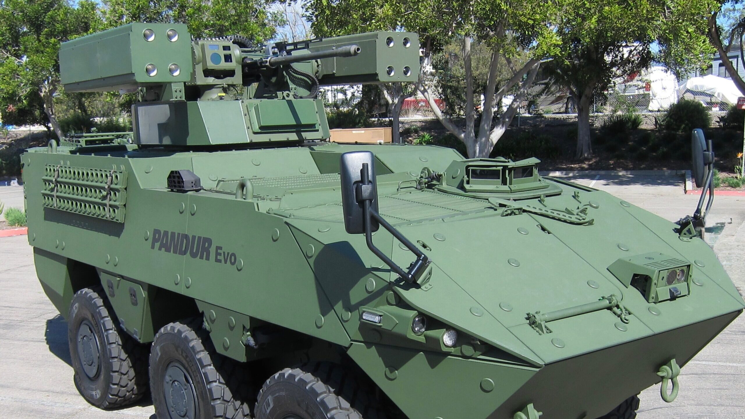 General Dynamics debuts Pandur 6×6 SHORAD variant